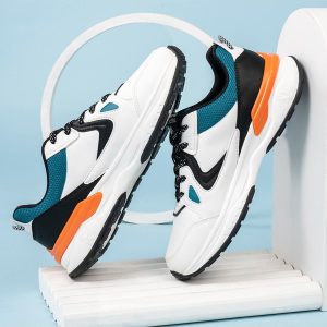 Redtape Aqua Orange Premium Sneakers