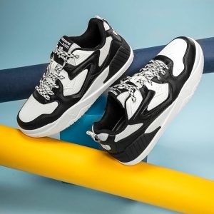 Redtape Black & White Premium Sneakers