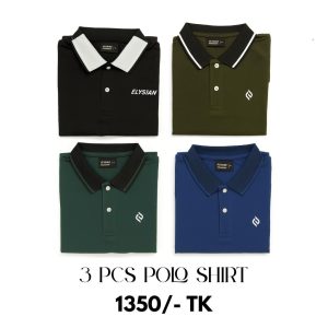 3 Pcs Polo Shirt