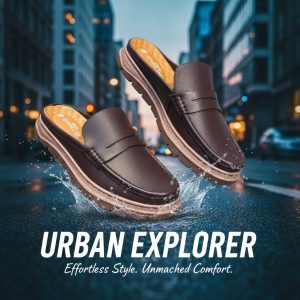 Genuine Leather Chocolate Half Shoe