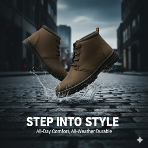 Esmara Premium Boot For Men-Chocolate  Edition