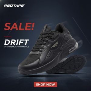 Redtape Air Sneaker Black Edition