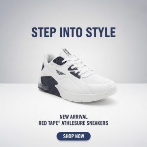 Redtape Air Sneaker White/Navy Edition