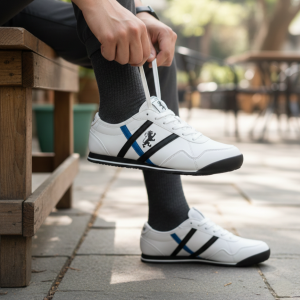 Redtape Casual Sneaker Shoes For Men White-Black Edition